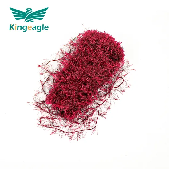 Kingeagle Best Price 1.1nm 3cm Pine Feather Yarn for Sweater