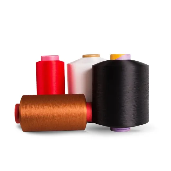 100% Polyester DTY 300d/96f/288f 300d/576f 600d/192 F Yarn for Export Pure Polyester Yarn High Quality Mix of Polyester and Cotton in Fluctuated Extents