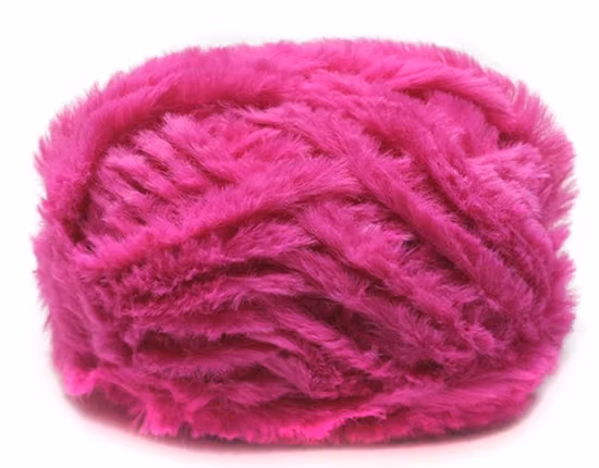 Faux Fur Feather Yarn Colorful Chenille
