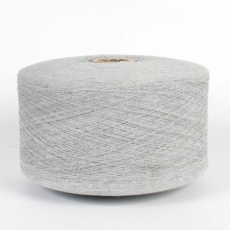 Ne 12/1, 16/1, 20/1 Recycled Cotton Yarn for Sokcs Knitting Open End Spinning Regenerated Cotton Polyester Blended Yarn