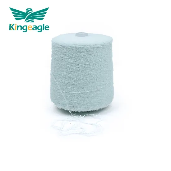 Kingeagle Customers Favorite 100% Polyester Mink Feather Yarn for Knitted Sweater 