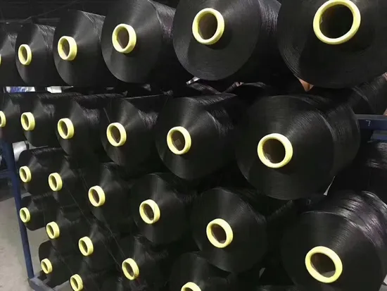 Dope Dyed Sea Island yarn Vrigin and Recycled Colourful Polyester Yarn 