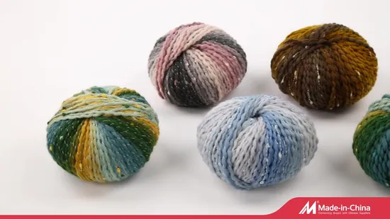 Feather Clothes Acrylic Fibers Weaving Cotton Fancy Yarn 