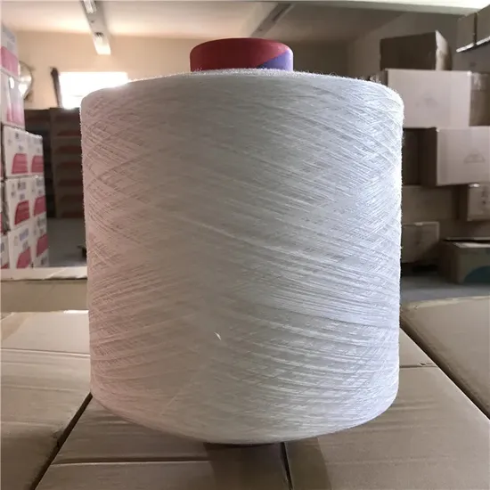 Hot Sell Turkey FDY Yarn Full Dull Flat 70d7f Recycled Polyester FDY Yarn for Processing Feather Yarns 