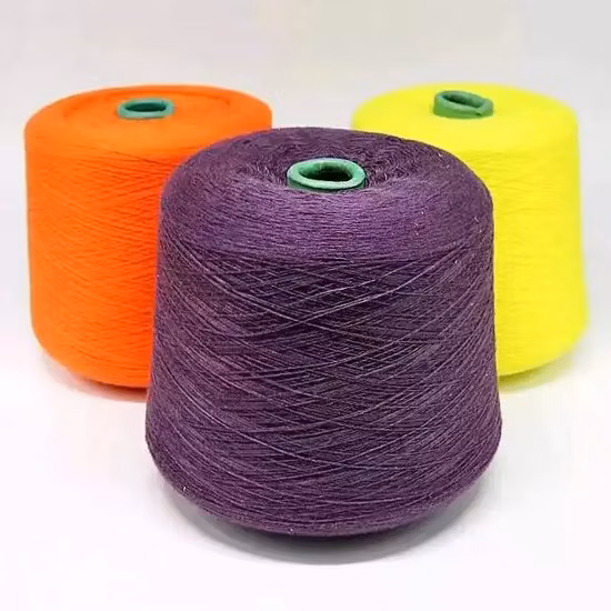 32s Cotton Like Polyester Yarn Full Dull Filament DTY Yarn AA Grade for Fabric