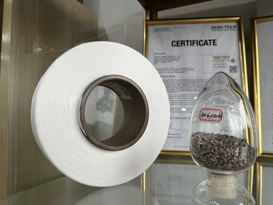 Good Quality Cooldry Yarn SD/Fd: 75D/72f DTY Grade AA Polyester Cotton Yarn 