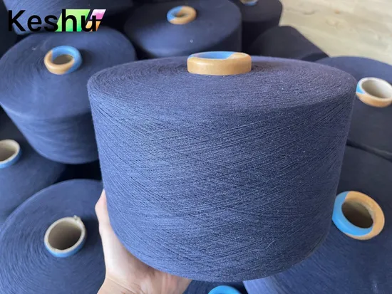 Recycled Cotton Polyester Blend OE Yarn for Denim Fabric Ne12 (NM20) 